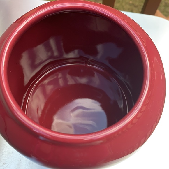 New Burgundy Rae Dunn COOKIES Canister - Picture 6 of 8